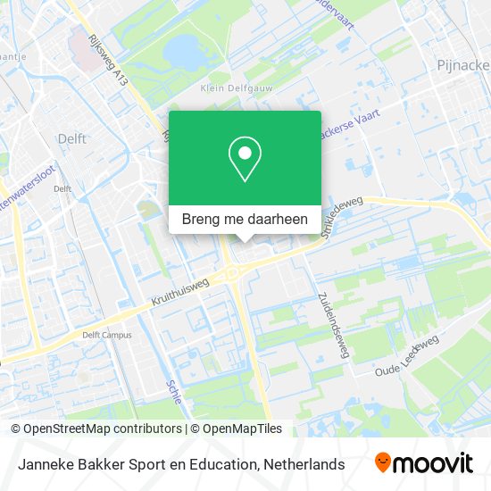 Janneke Bakker Sport en Education kaart