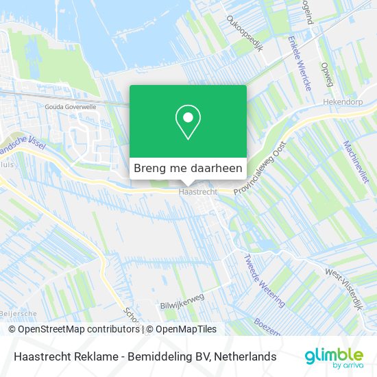 Haastrecht Reklame - Bemiddeling BV kaart