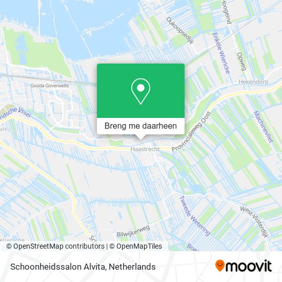 Schoonheidssalon Alvita kaart