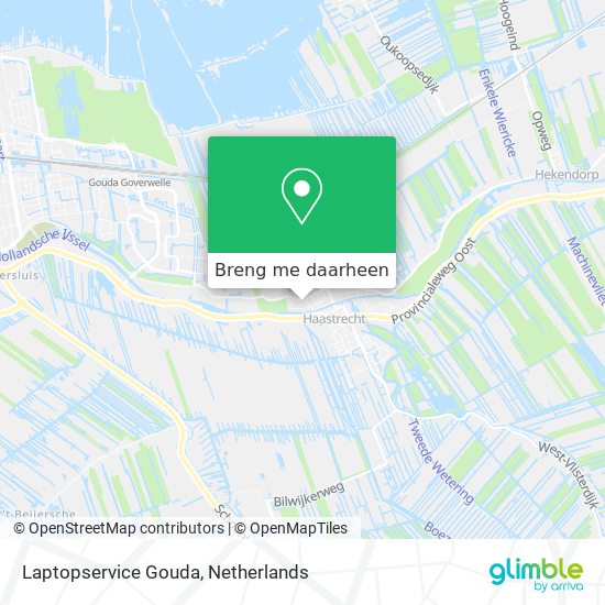 Laptopservice Gouda kaart