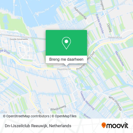 Dn-IJszeilclub Reeuwijk kaart