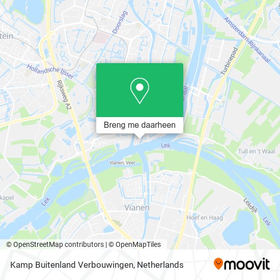 Kamp Buitenland Verbouwingen kaart