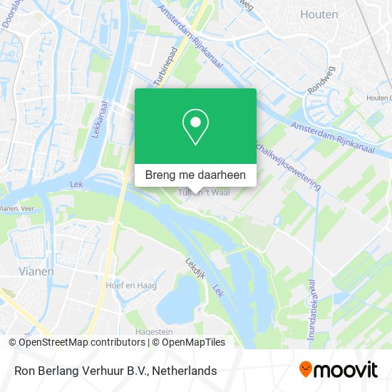 Ron Berlang Verhuur B.V. kaart