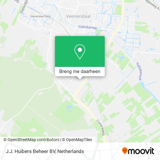 J.J. Huibers Beheer BV kaart