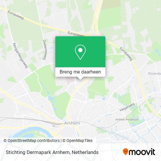 Stichting Dermapark Arnhem kaart