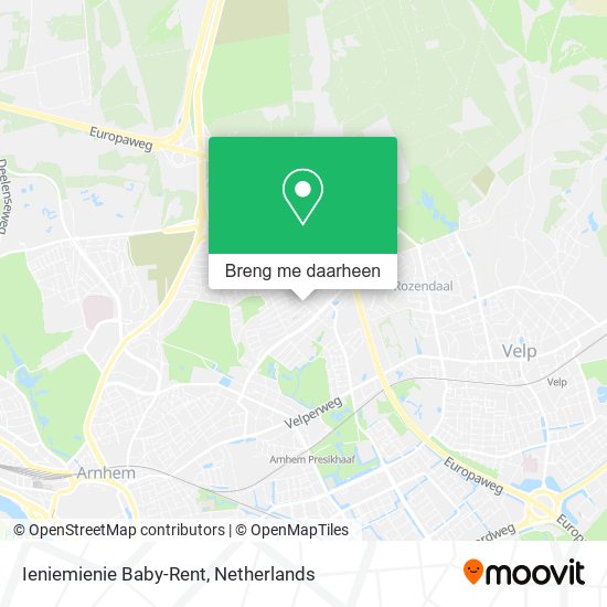 Ieniemienie Baby-Rent kaart
