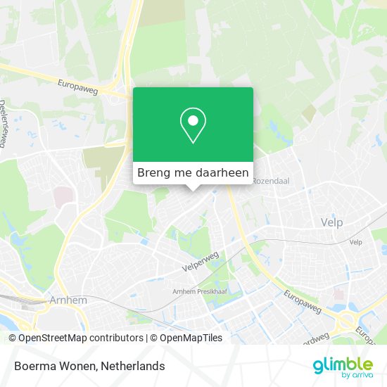 Boerma Wonen kaart