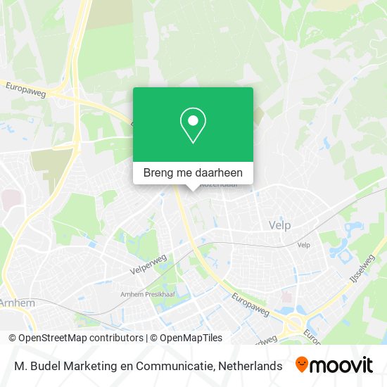 M. Budel Marketing en Communicatie kaart