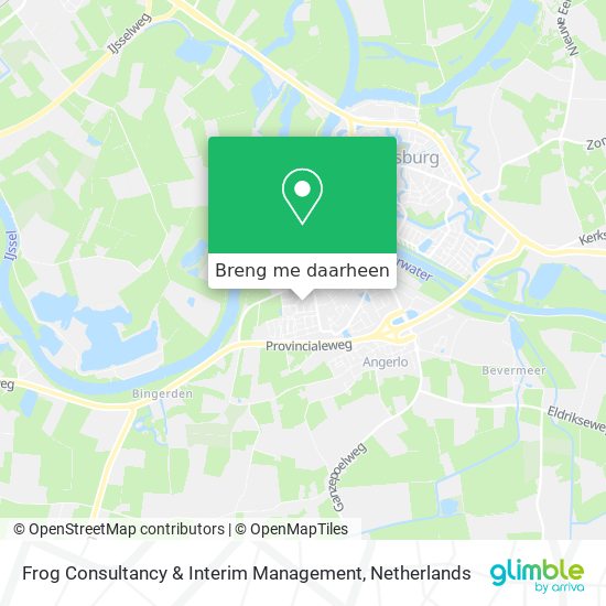 Frog Consultancy & Interim Management kaart