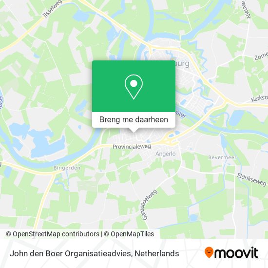 John den Boer Organisatieadvies kaart