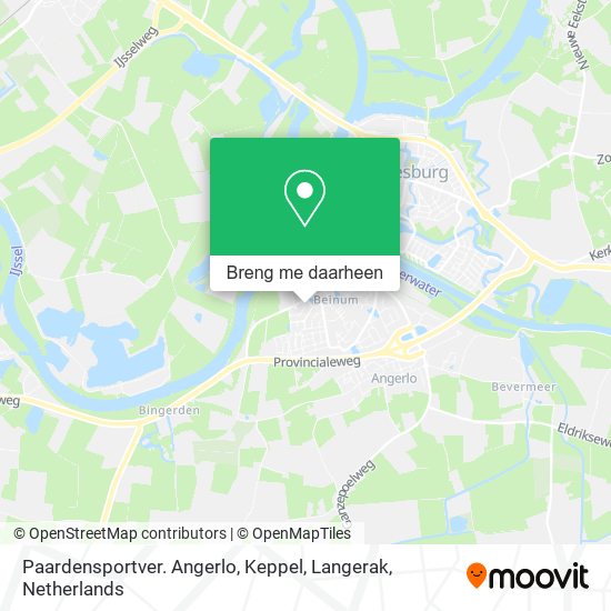 Paardensportver. Angerlo, Keppel, Langerak kaart