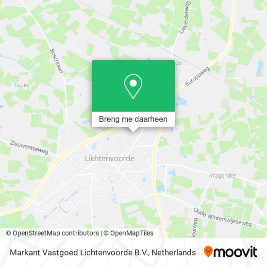 Markant Vastgoed Lichtenvoorde B.V. kaart