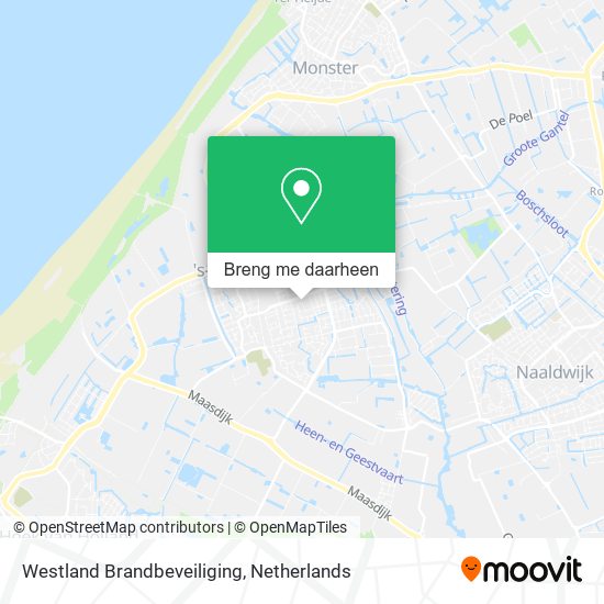 Westland Brandbeveiliging kaart