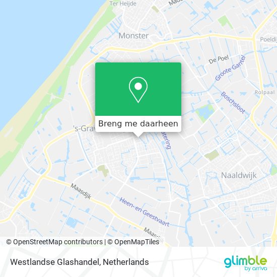 Westlandse Glashandel kaart