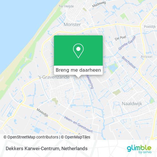 Dekkers Karwei-Centrum kaart