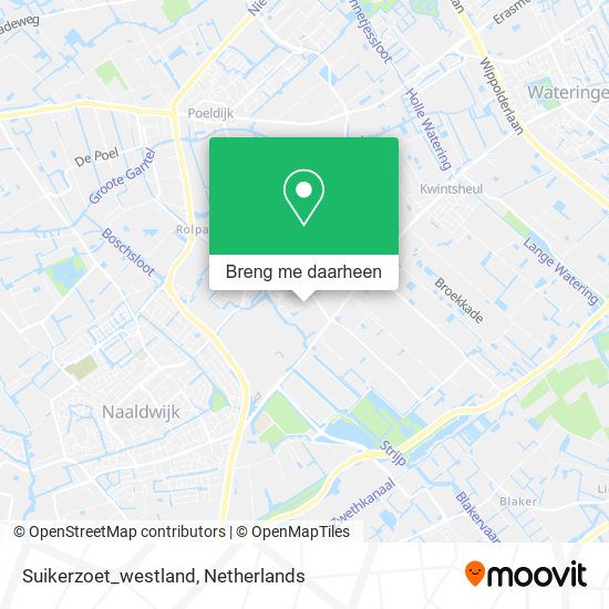Suikerzoet_westland kaart