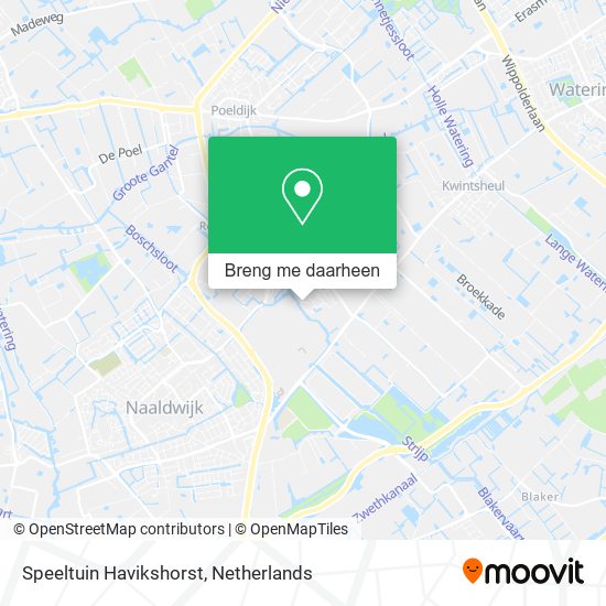 Speeltuin Havikshorst kaart