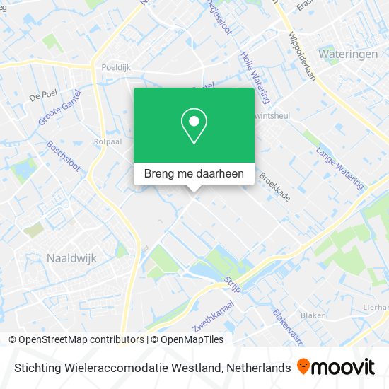 Stichting Wieleraccomodatie Westland kaart