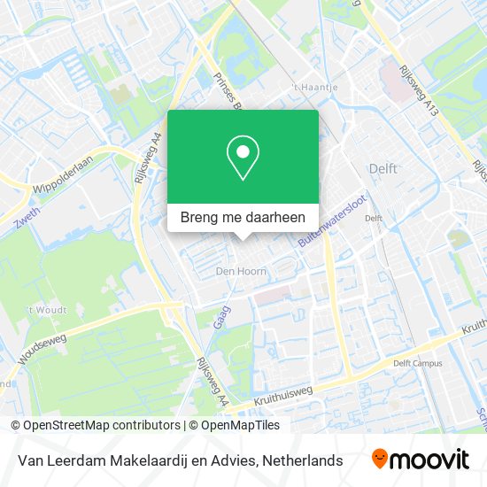 Van Leerdam Makelaardij en Advies kaart