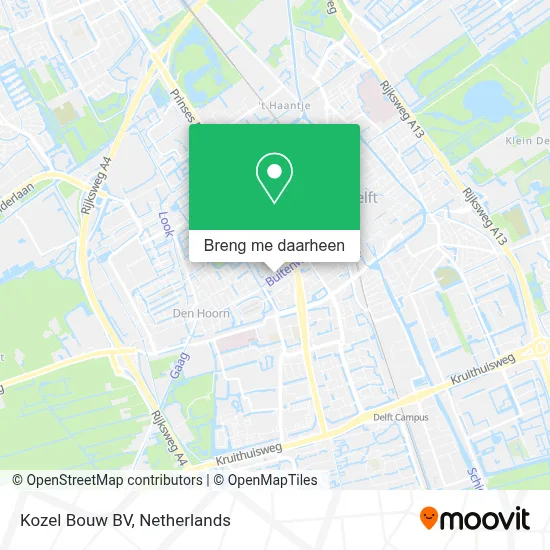 Kozel Bouw BV kaart