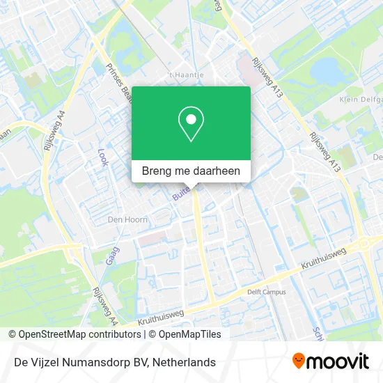 De Vijzel Numansdorp BV kaart