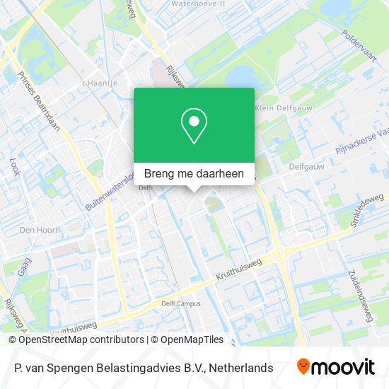 P. van Spengen Belastingadvies B.V. kaart