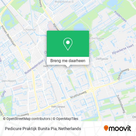 Pedicure Praktijk Bunita Pia kaart
