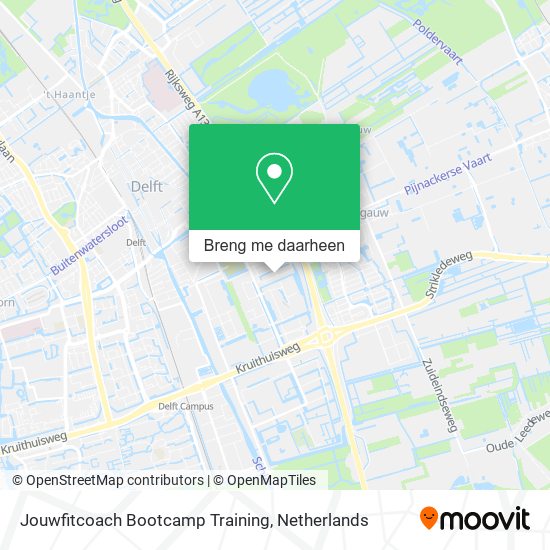 Jouwfitcoach Bootcamp Training kaart