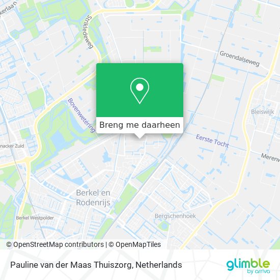 Pauline van der Maas Thuiszorg kaart