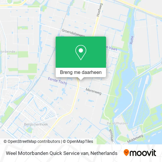 Weel Motorbanden Quick Service van kaart