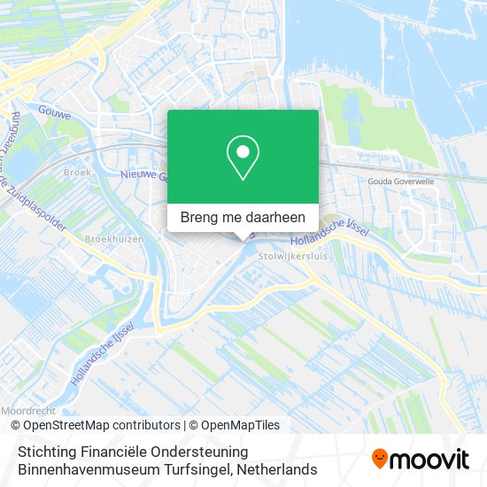 Stichting Financiële Ondersteuning Binnenhavenmuseum Turfsingel kaart