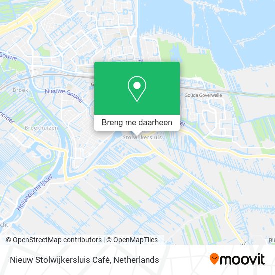 Nieuw Stolwijkersluis Café kaart