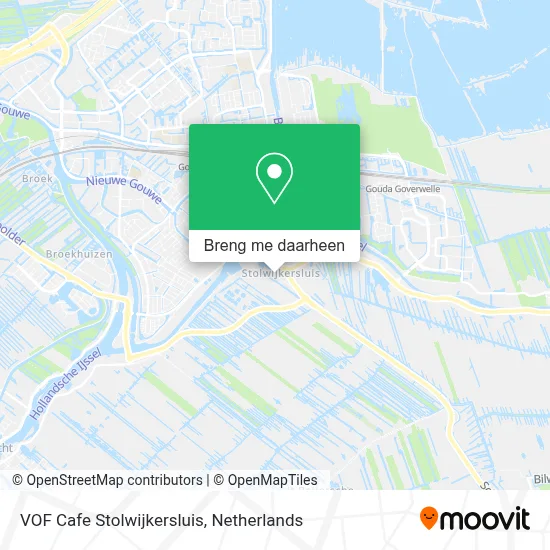 VOF Cafe Stolwijkersluis kaart