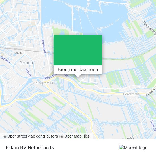 Fidam BV kaart