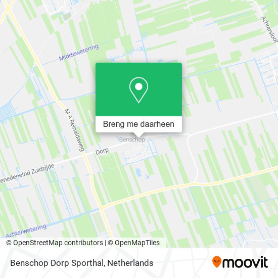 Benschop Dorp Sporthal kaart