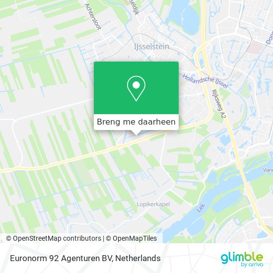 Euronorm 92 Agenturen BV kaart