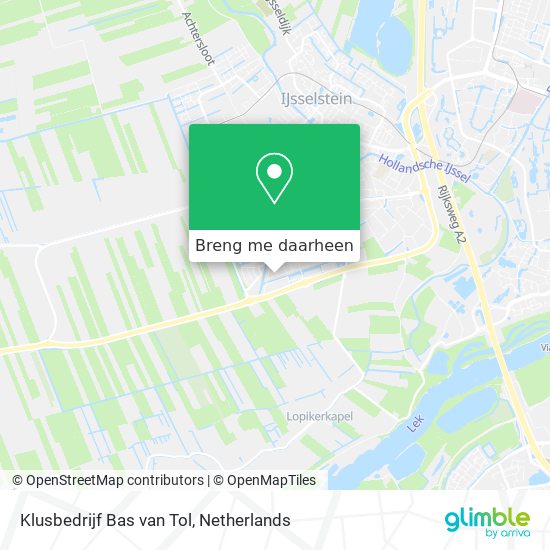 Klusbedrijf Bas van Tol kaart