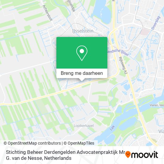 Stichting Beheer Derdengelden Advocatenpraktijk Mr G. van de Nesse kaart