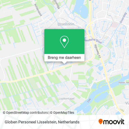 Globen Personeel IJsselstein kaart