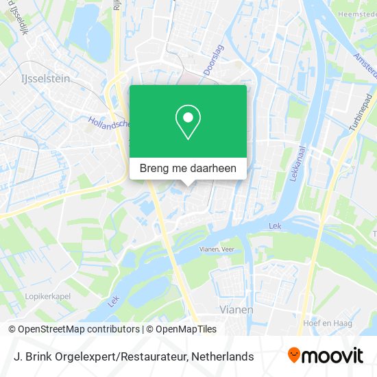 J. Brink Orgelexpert / Restaurateur kaart