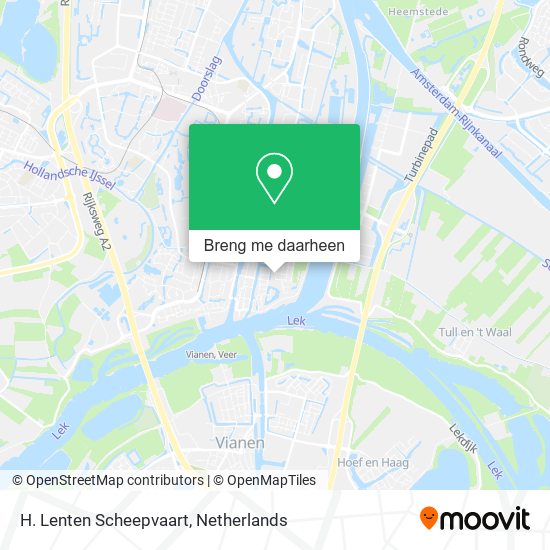 H. Lenten Scheepvaart kaart