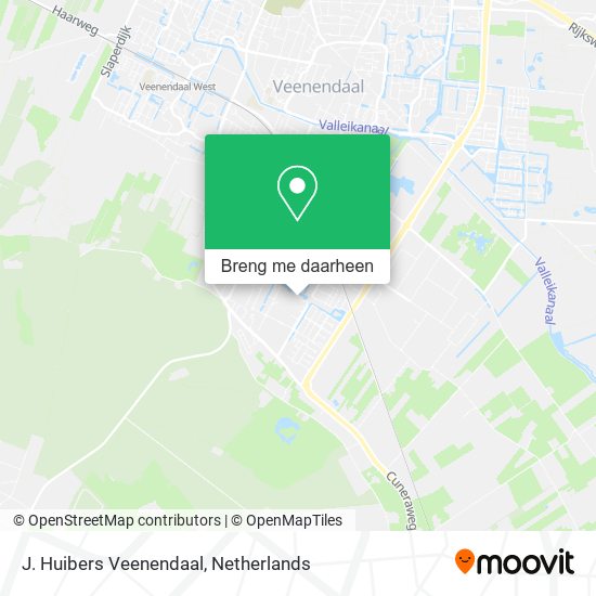 J. Huibers Veenendaal kaart