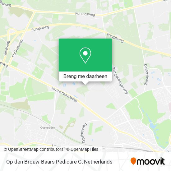 Op den Brouw-Baars Pedicure G kaart