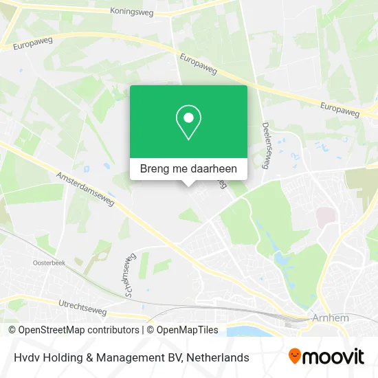 Hvdv Holding & Management BV kaart