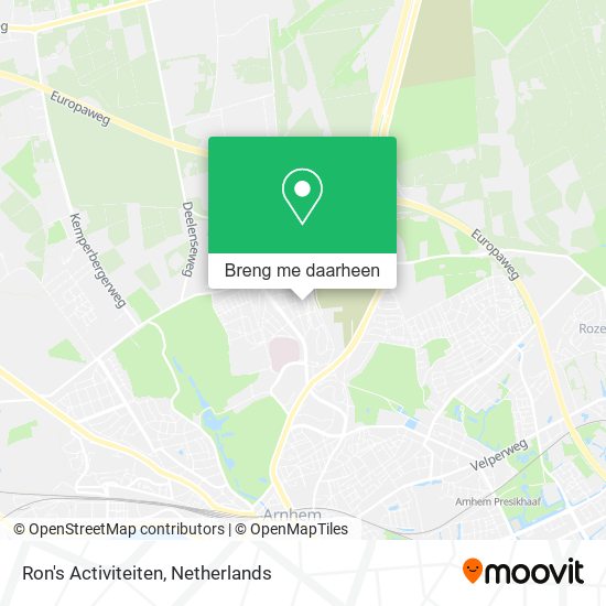 Ron's Activiteiten kaart