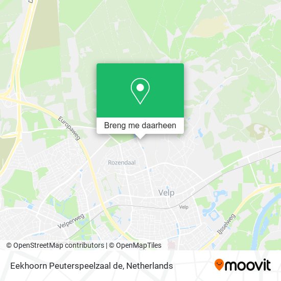 Eekhoorn Peuterspeelzaal de kaart
