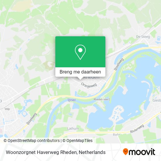 Woonzorgnet Haverweg Rheden kaart