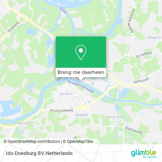 Ido-Doesburg BV kaart