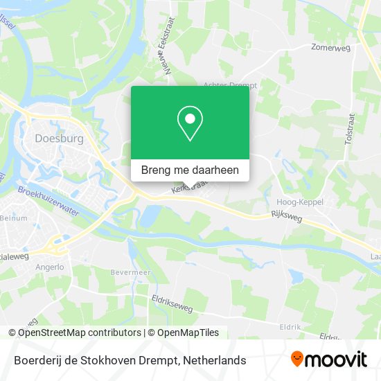 Boerderij de Stokhoven Drempt kaart