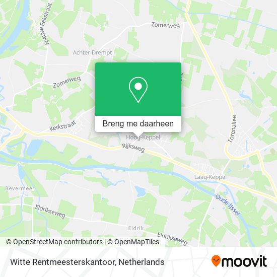 Witte Rentmeesterskantoor kaart